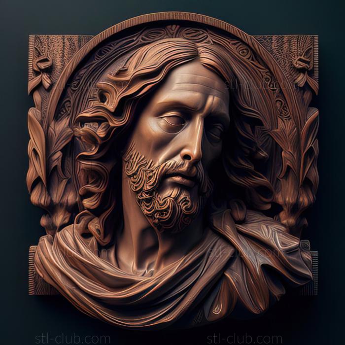 3D model st jesus (STL)